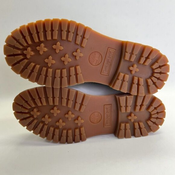 Timberland 6-inch Premium Waterproof Boot Women's Size 6 In Light Grey Nubuck - Picture 9 of 16